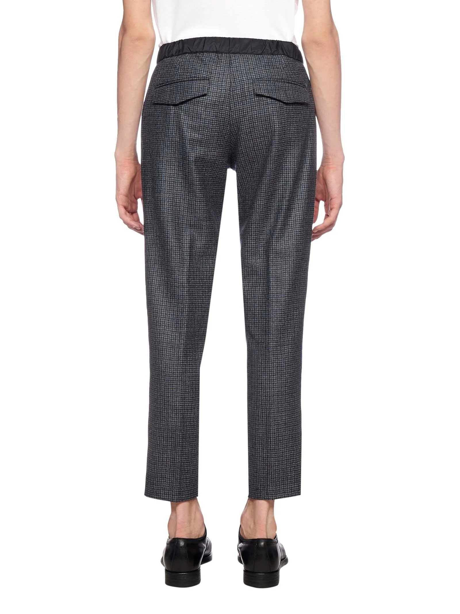 Pt01 Check-Pattern Straight Leg Pants