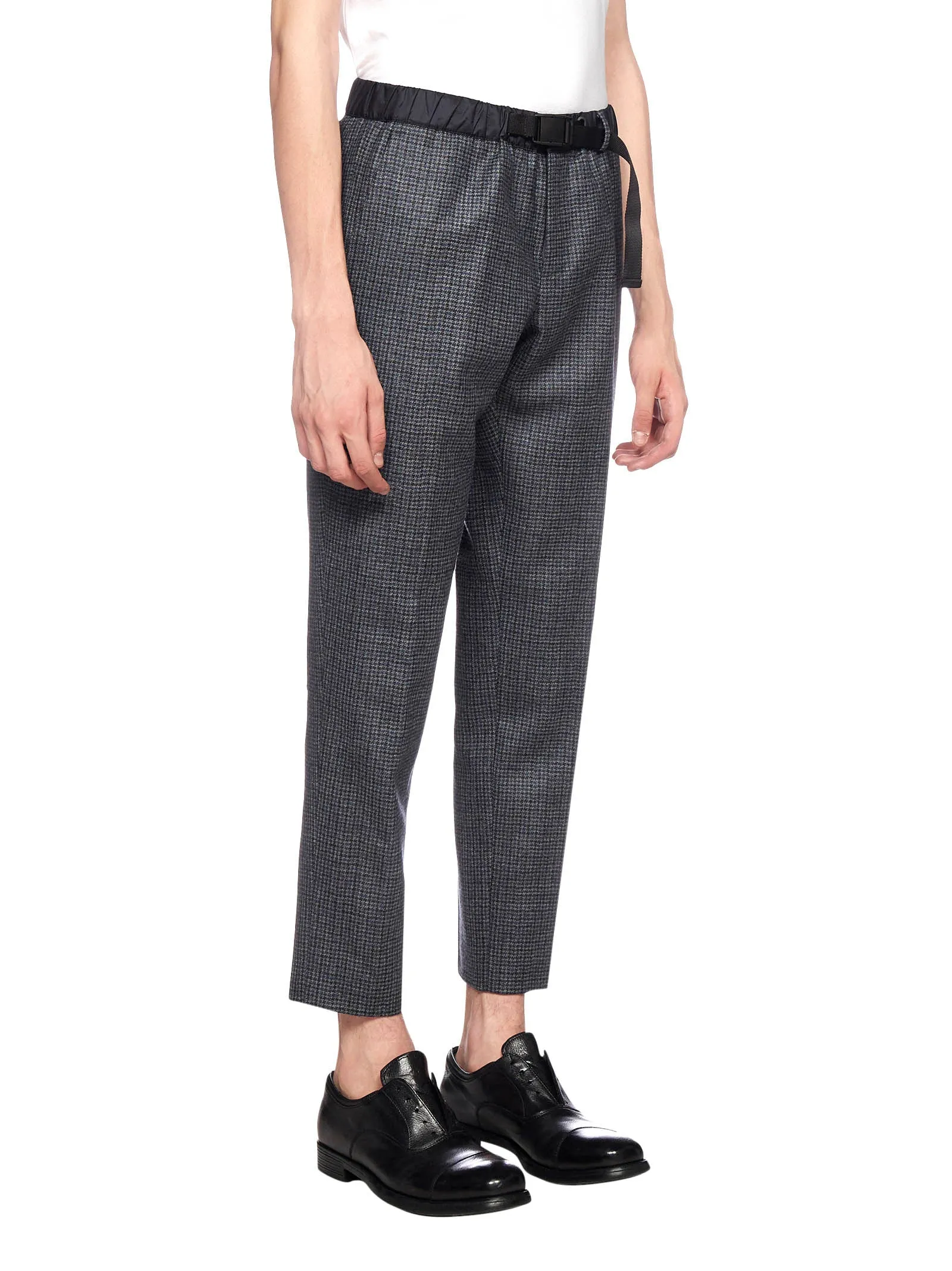 Pt01 Check-Pattern Straight Leg Pants