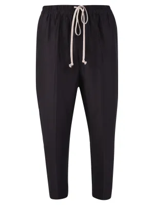 Rick Owens Drawstring Cropped Trousers