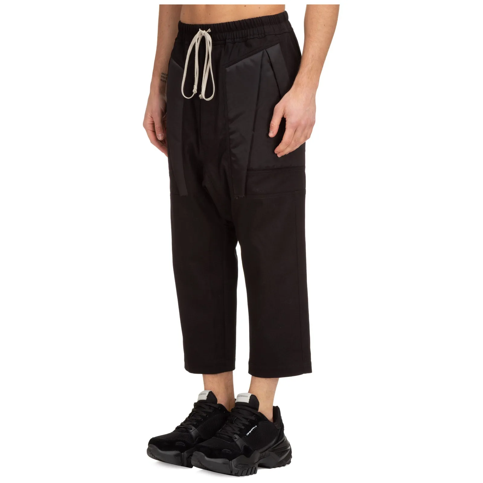 Rick Owens Drawstring Cropped Trousers
