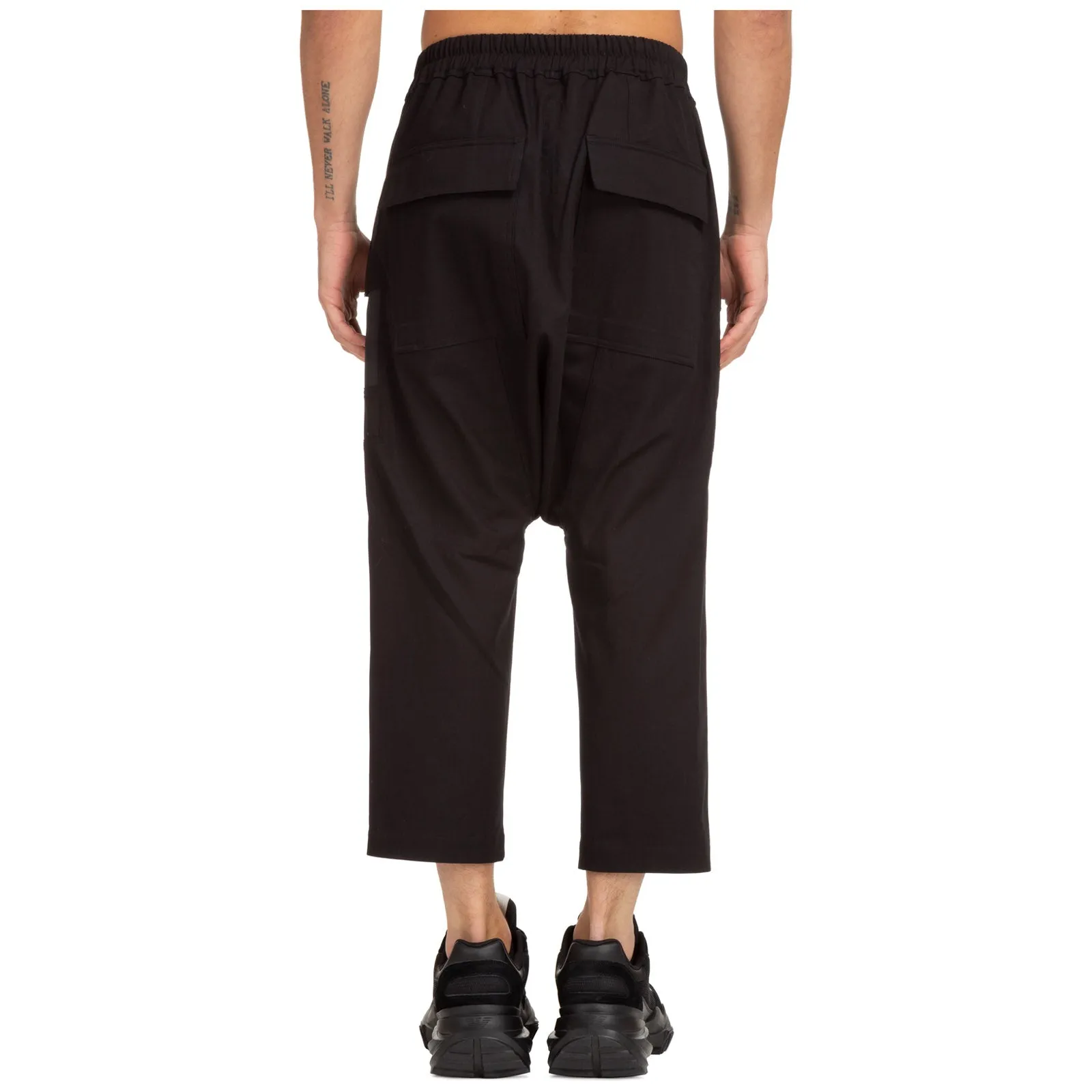 Rick Owens Drawstring Cropped Trousers