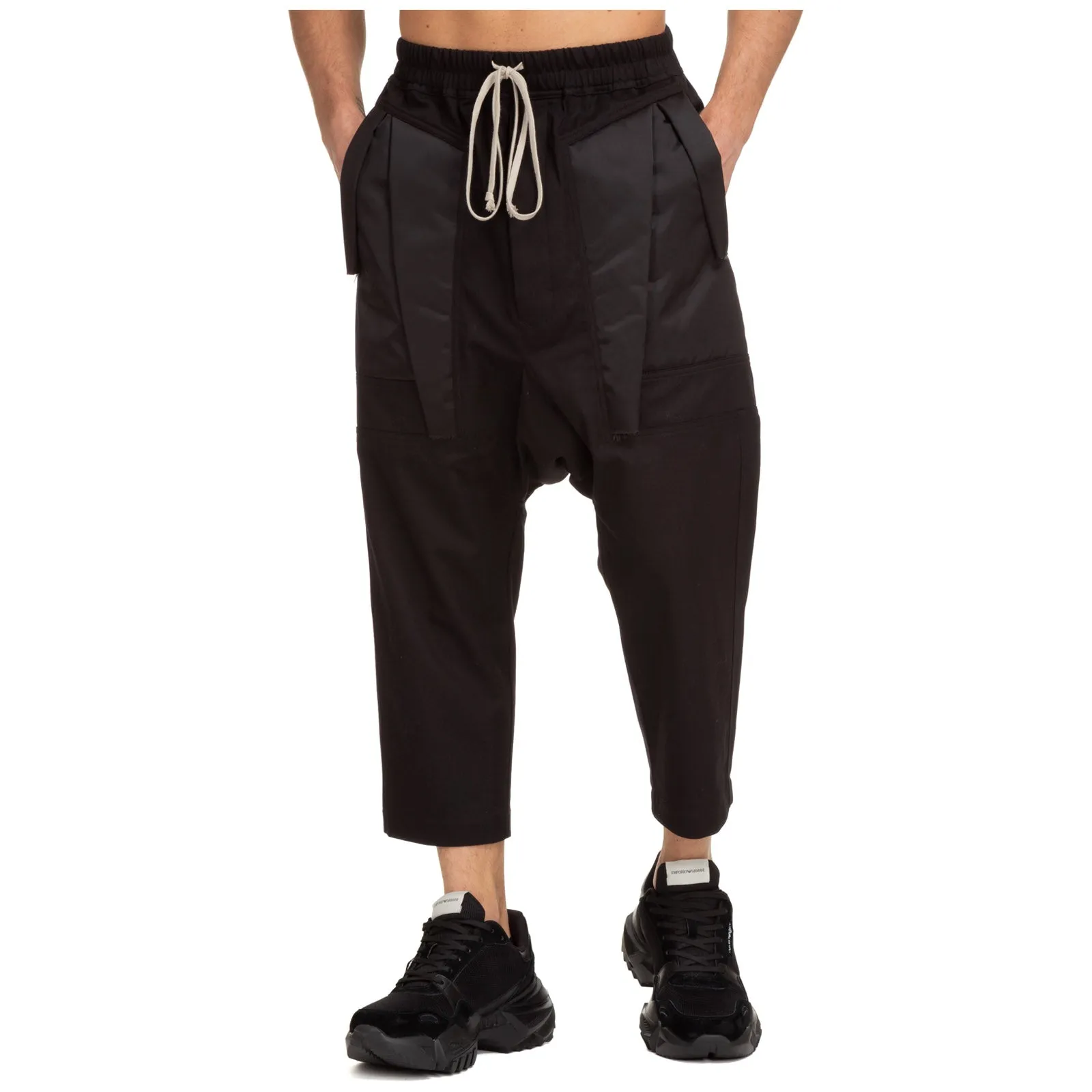 Rick Owens Drawstring Cropped Trousers