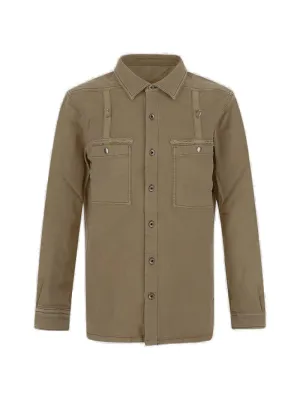 Rick Owens DRKSHDW Buttoned Long Sleeved Jacket