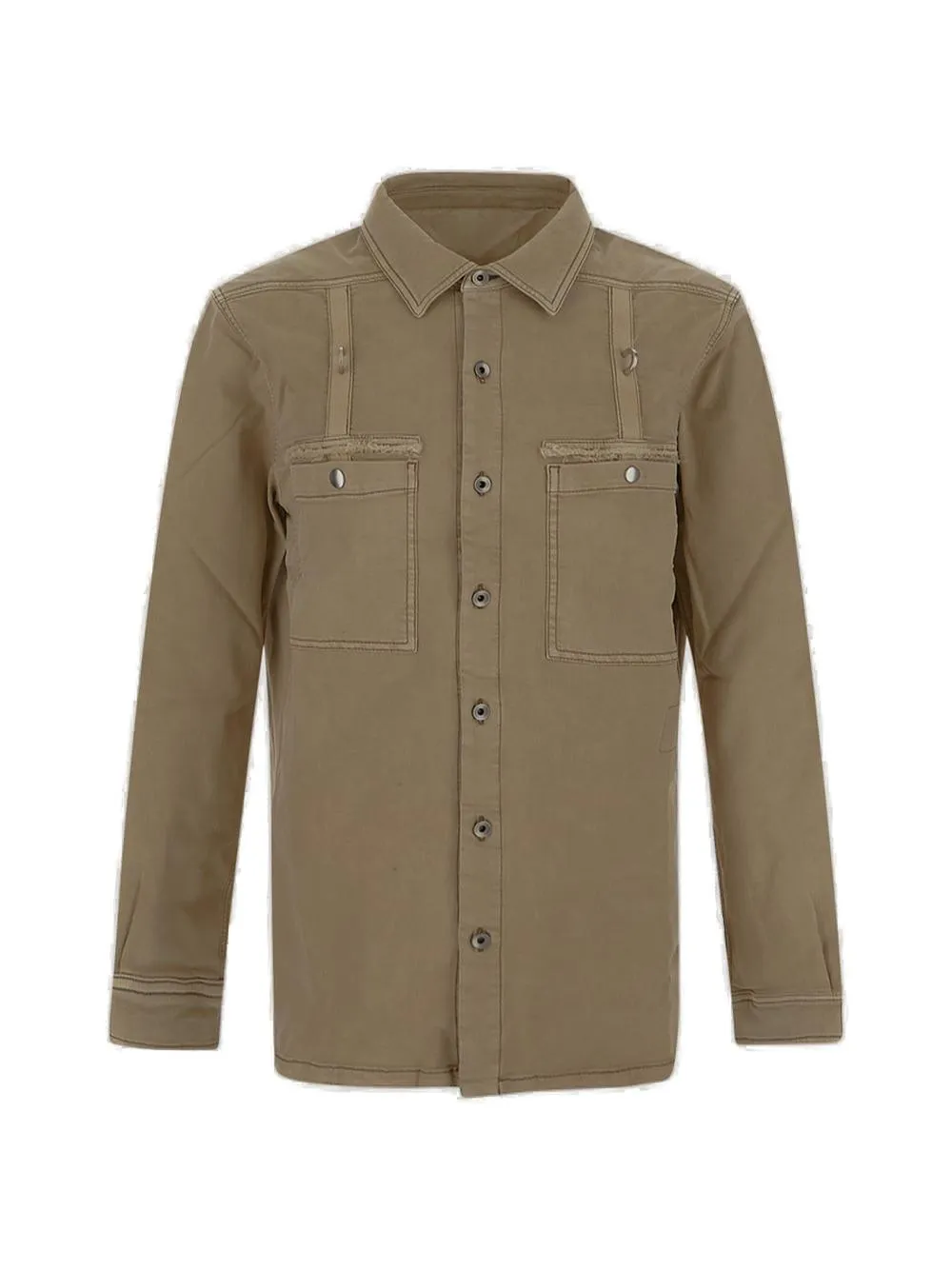Rick Owens DRKSHDW Buttoned Long Sleeved Jacket