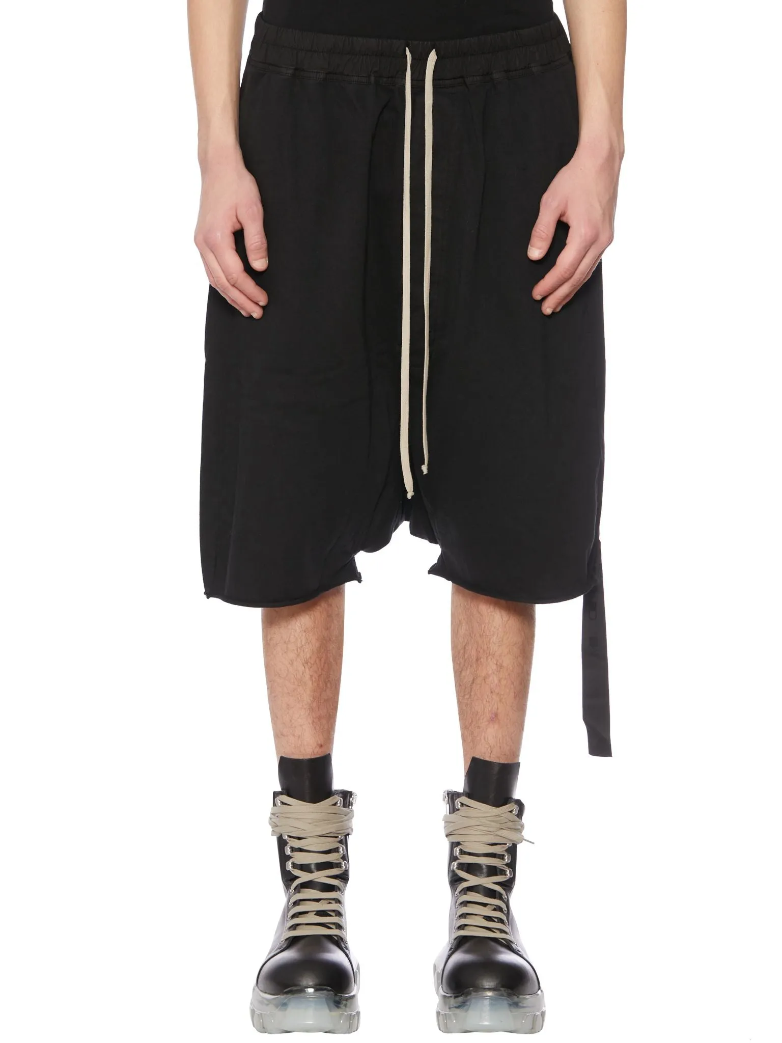 Rick Owens DRKSHDW Straight Hem Drawstring Shorts