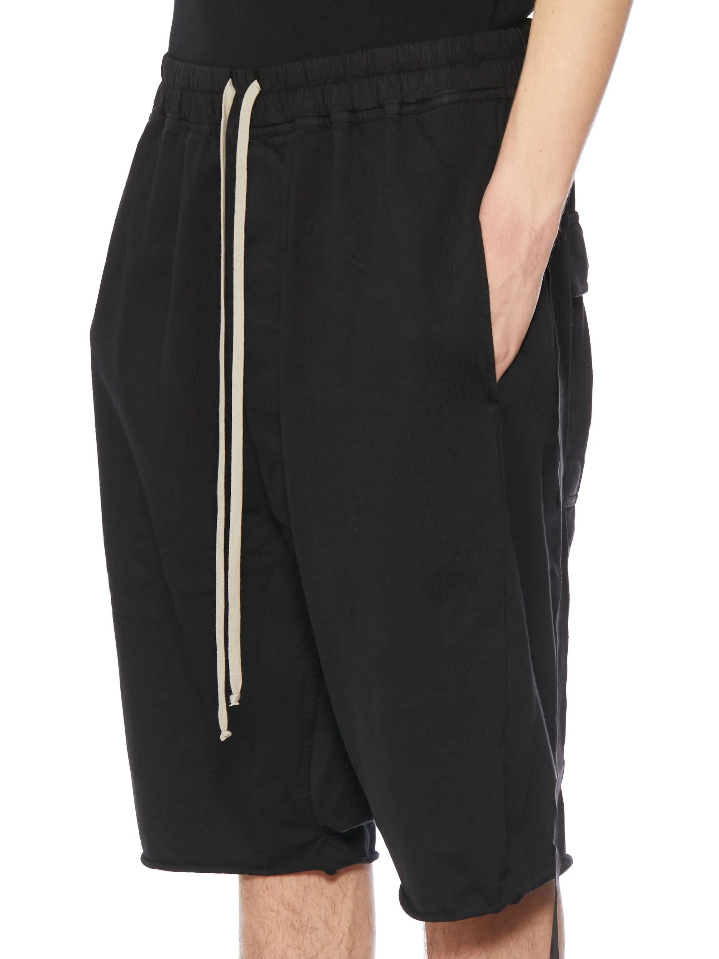 Rick Owens DRKSHDW Straight Hem Drawstring Shorts