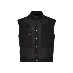 Rick Owens Jumbo Sleeveless Shirt Jacket