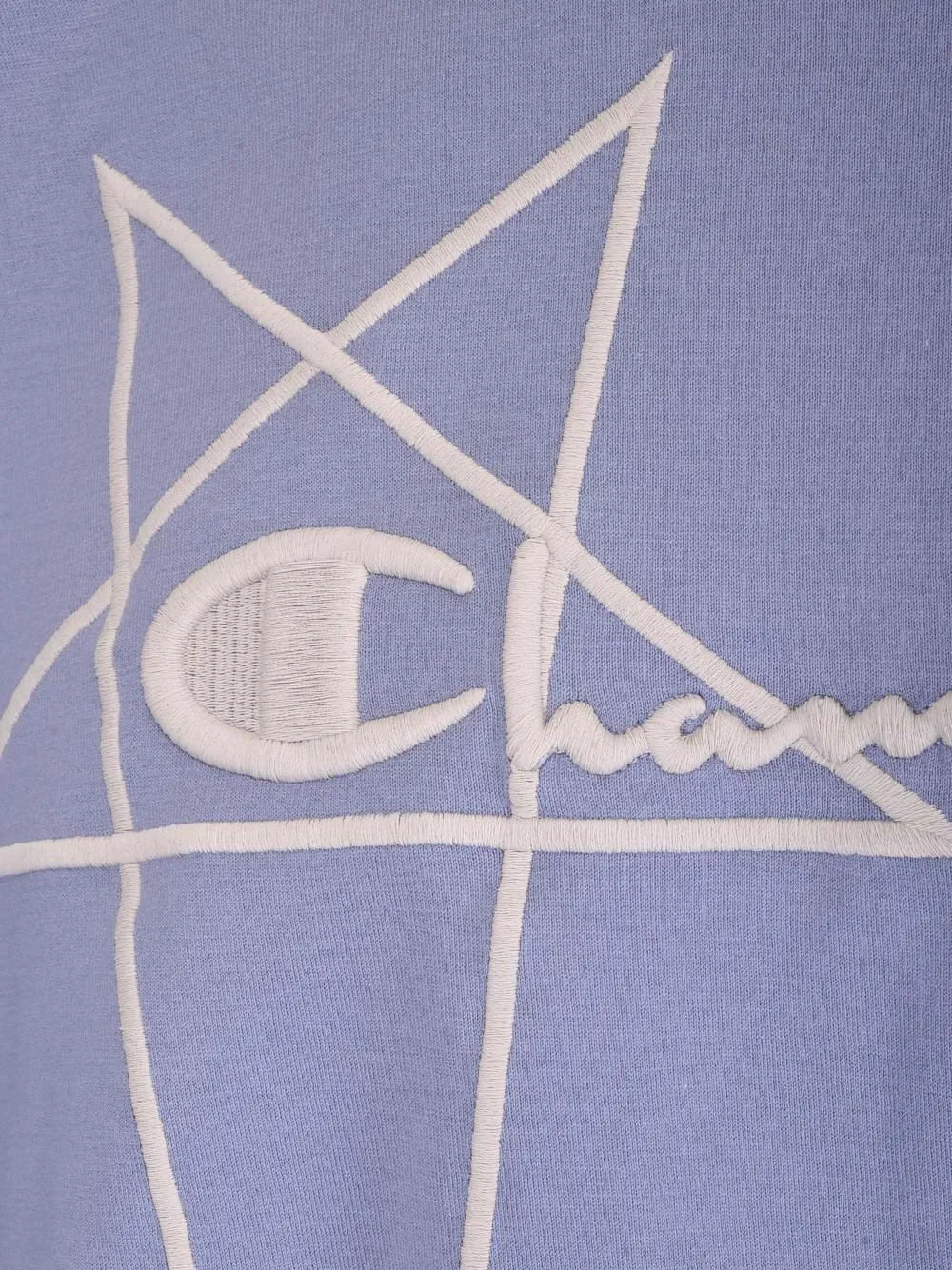 Rick Owens Logo Embroidered Crewneck T-Shirt