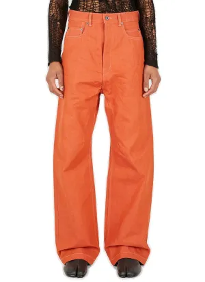 Rick Owens Wide Leg Worker Pants