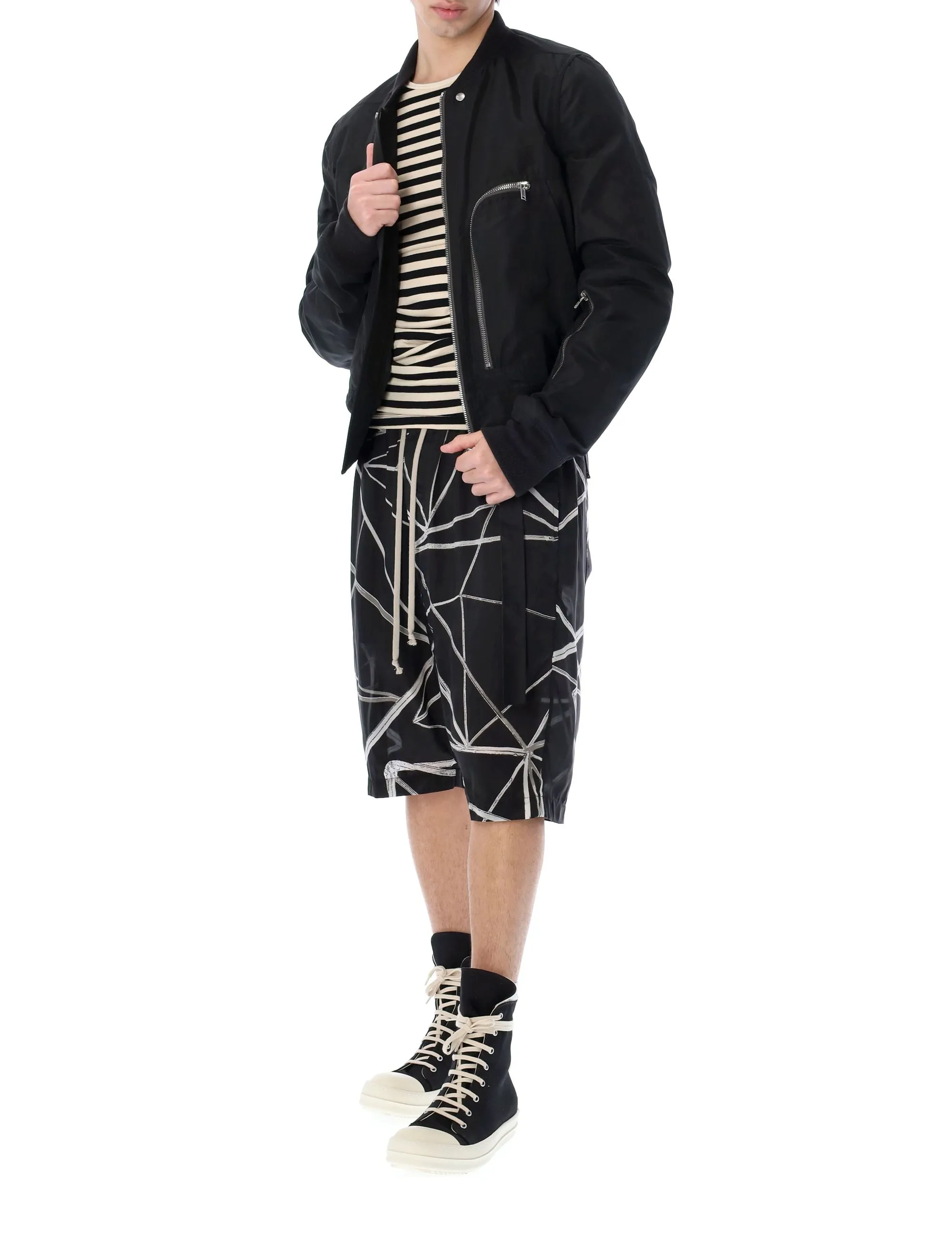 Rick Owens Zip-Up Long-Sleeved Jacket