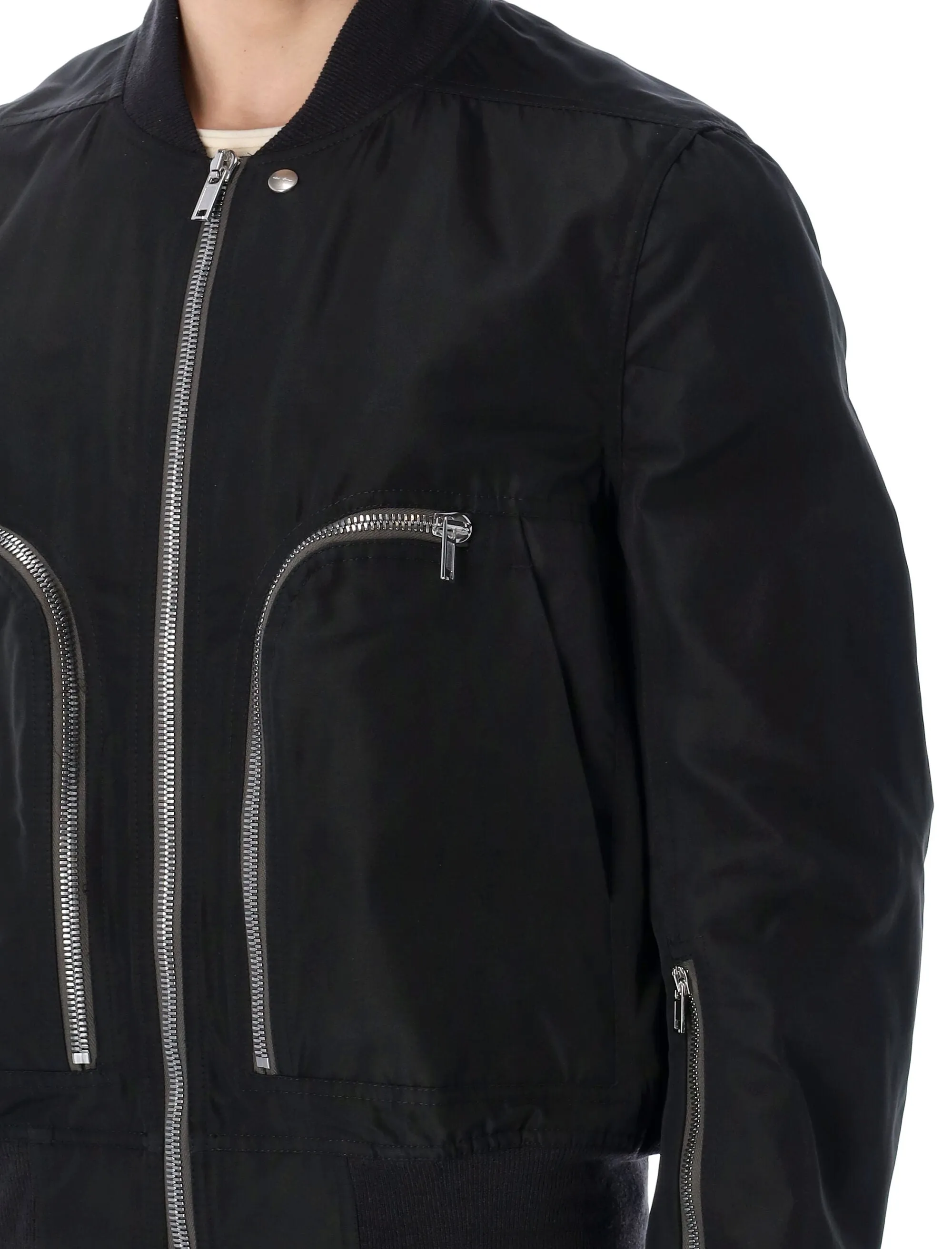 Rick Owens Zip-Up Long-Sleeved Jacket