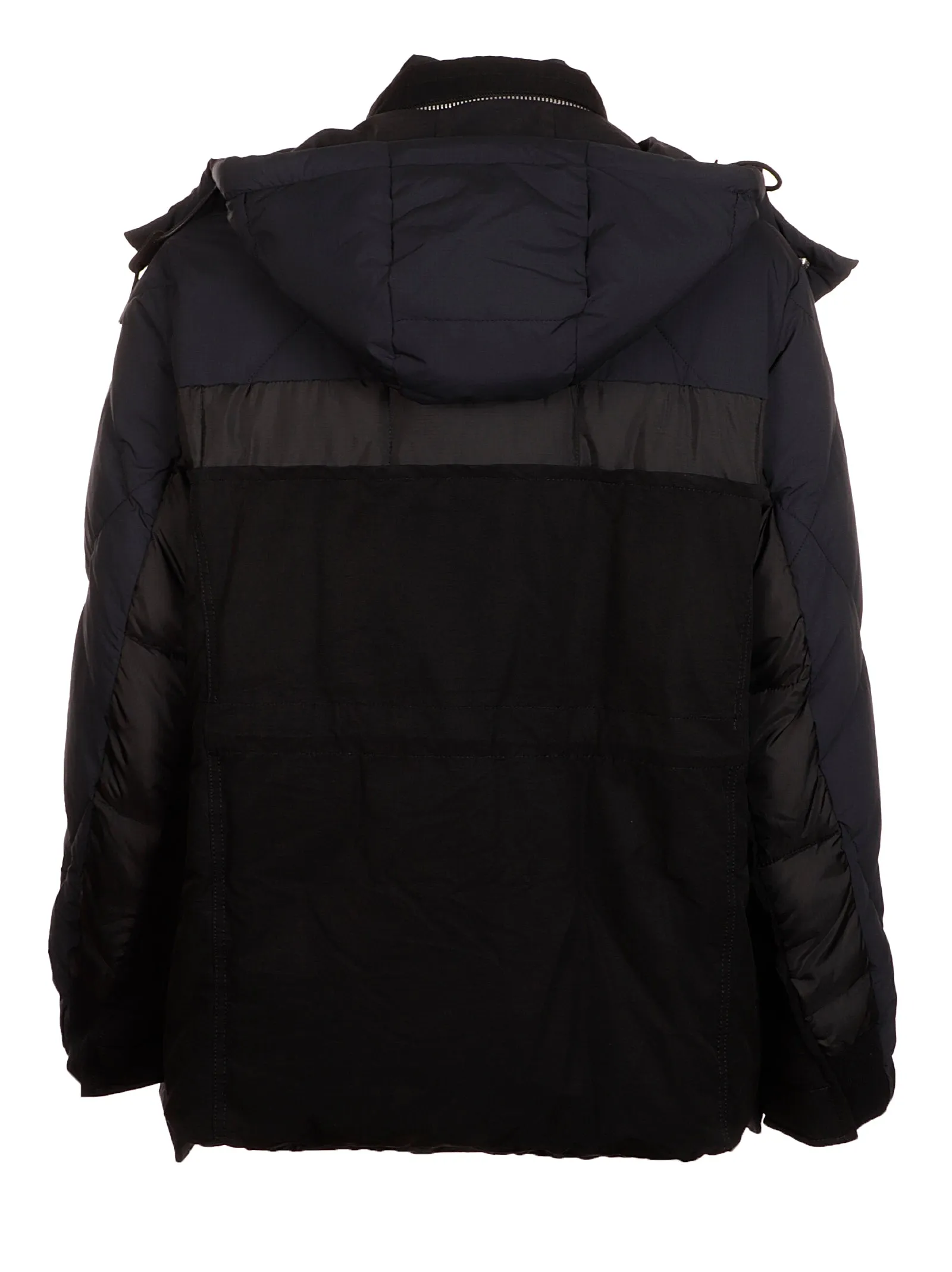 Sacai Panelled Oversize-Pocket Hooded Jacket
