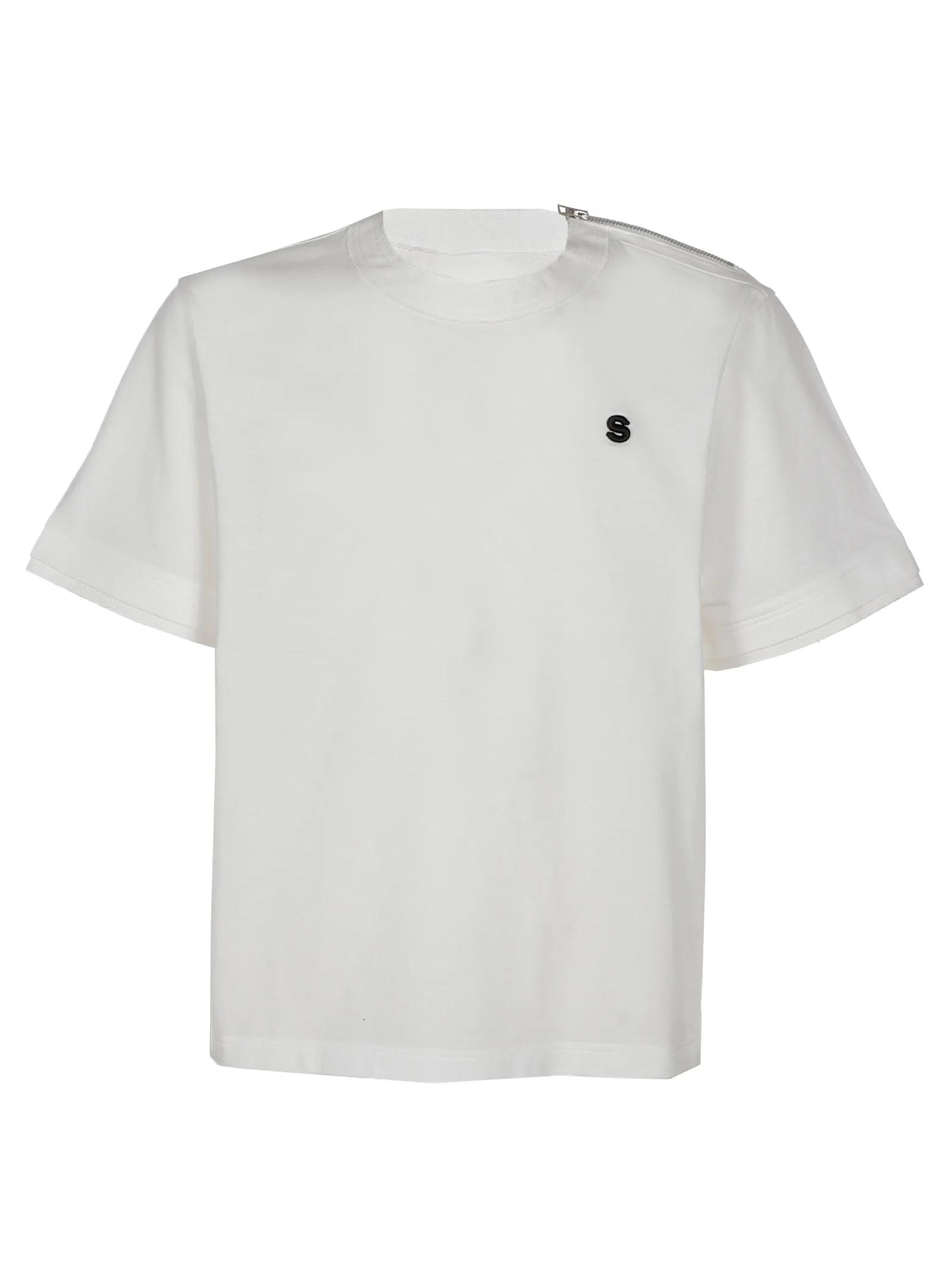 Sacai S Pique Crewneck T-Shirt