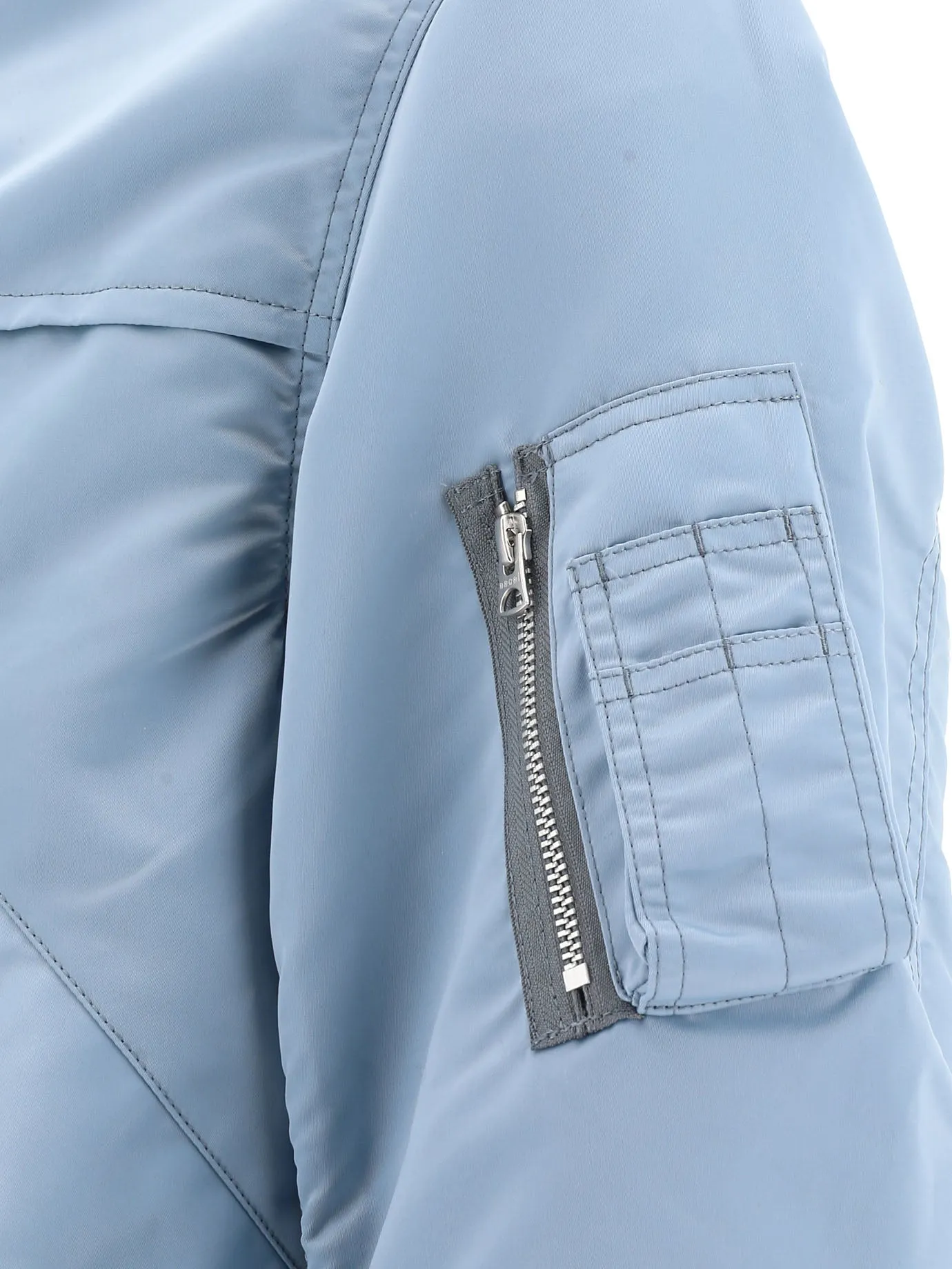 Sacai Zip-Up Long-Sleeved Bomber Jacket