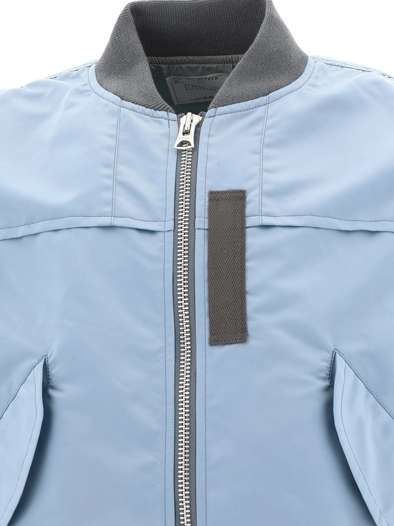 Sacai Zip-Up Long-Sleeved Bomber Jacket