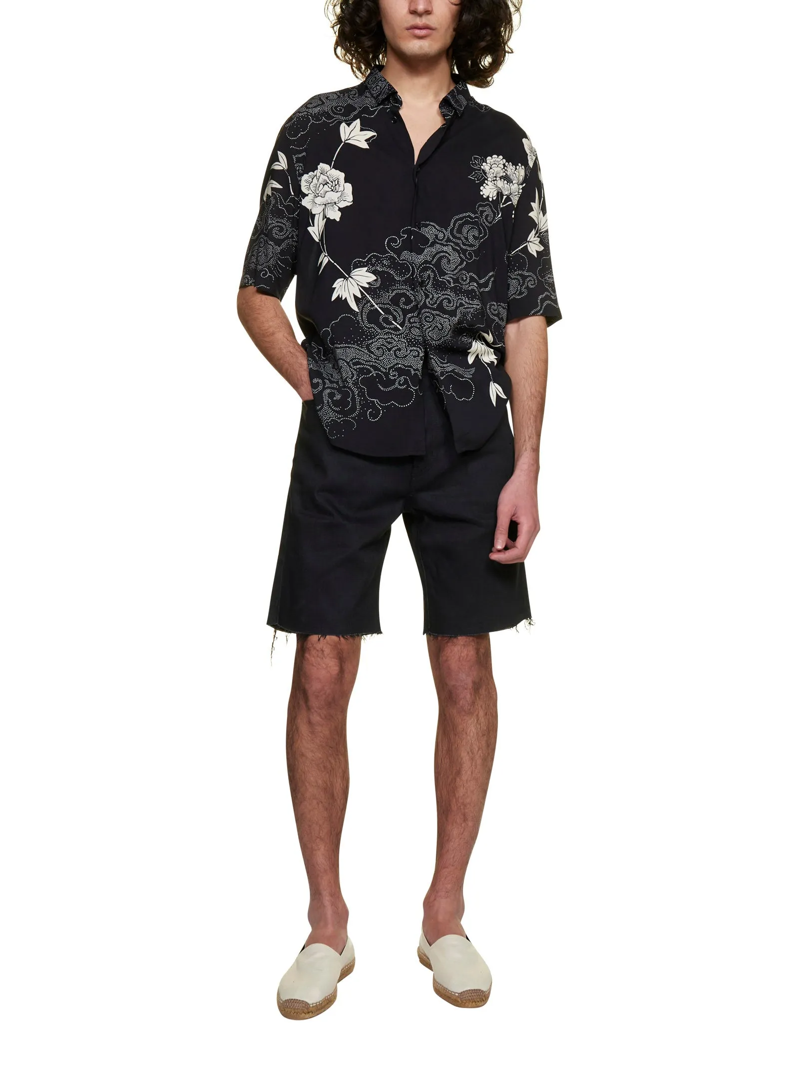 Saint Laurent Denim Bermuda Shorts