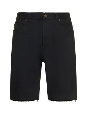 Saint Laurent Denim Bermuda Shorts