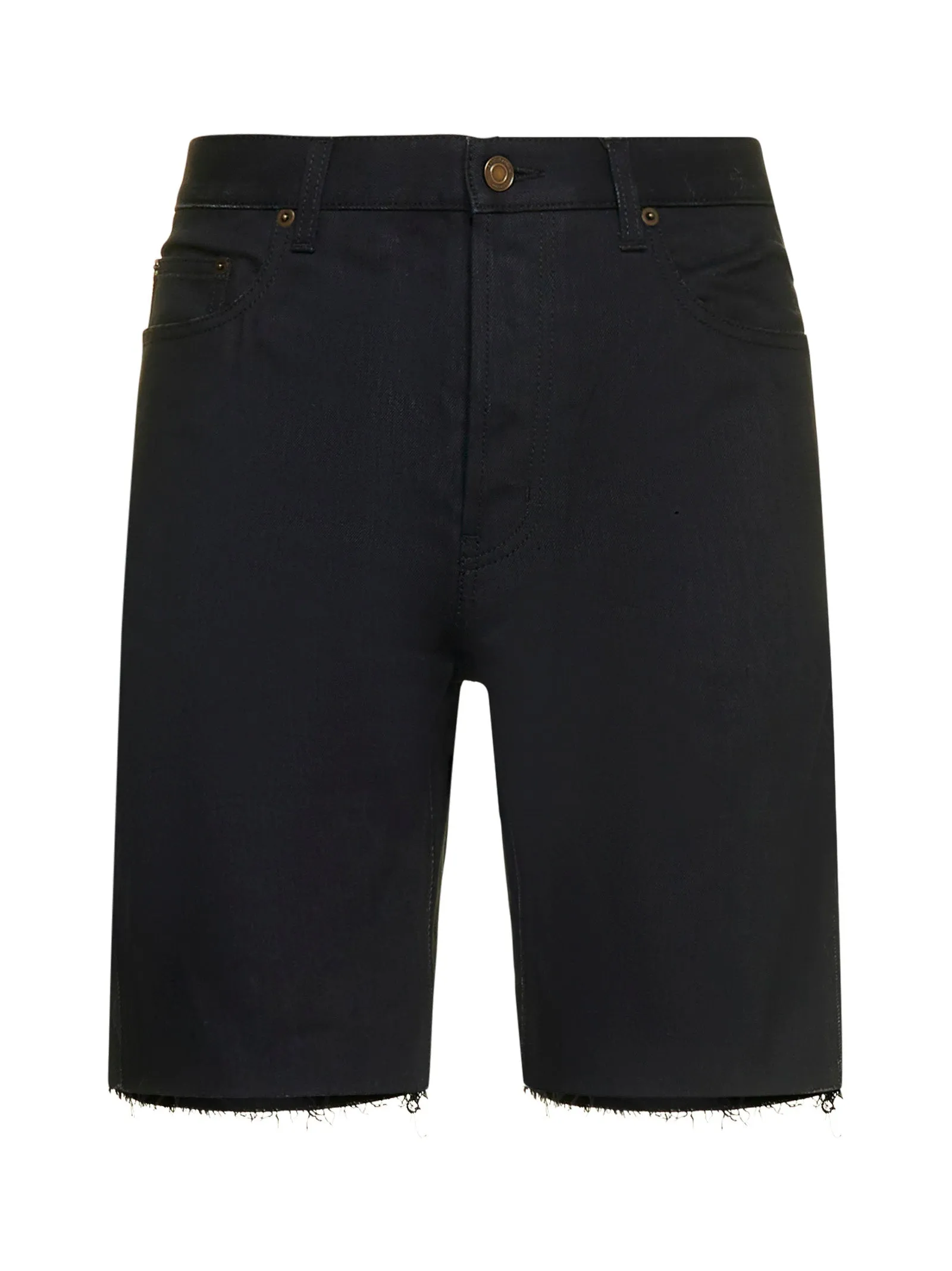 Saint Laurent Denim Bermuda Shorts