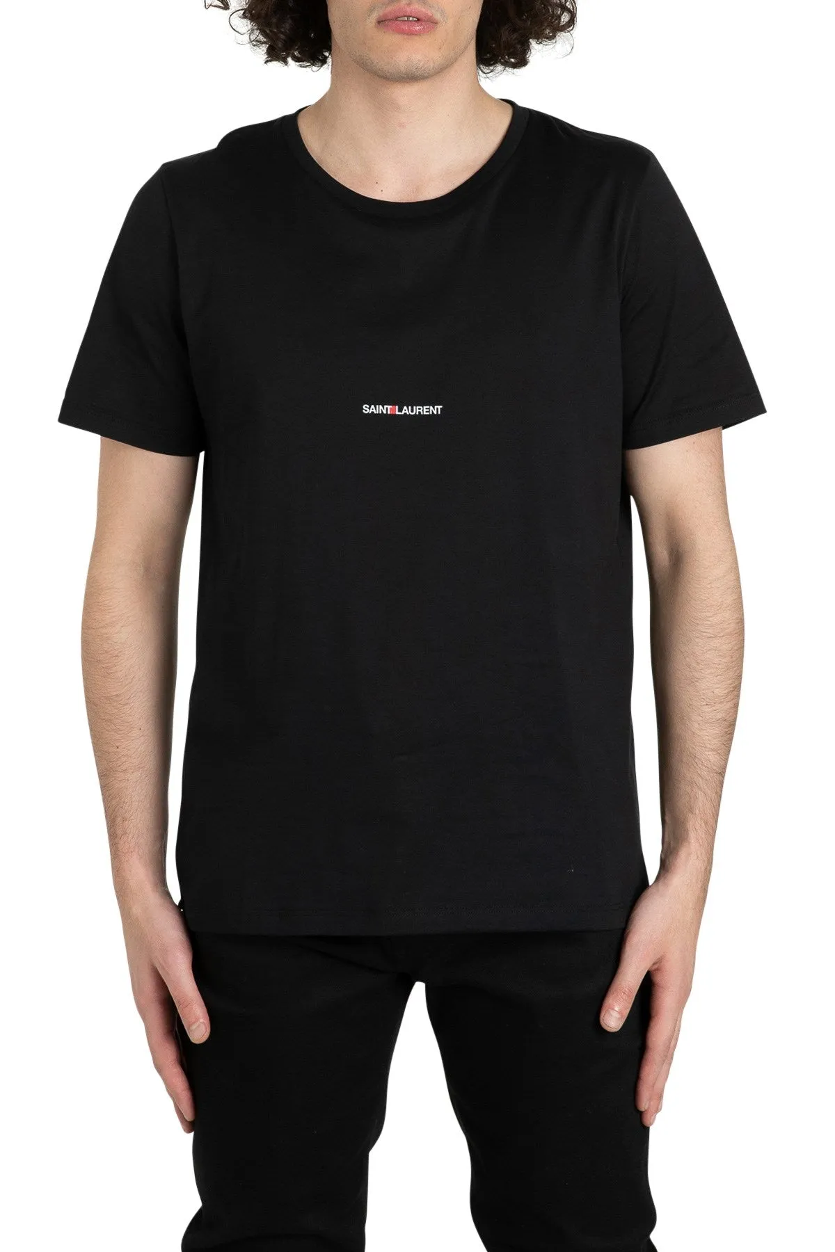 Saint Laurent Logo Print T-Shirt