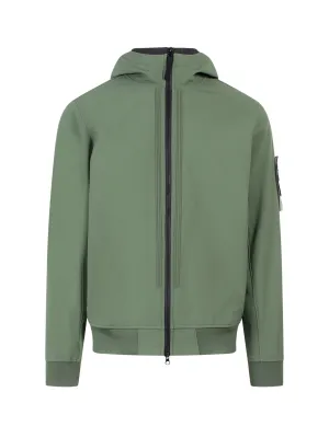 Stone Island Hooded Zip-Up Jacket