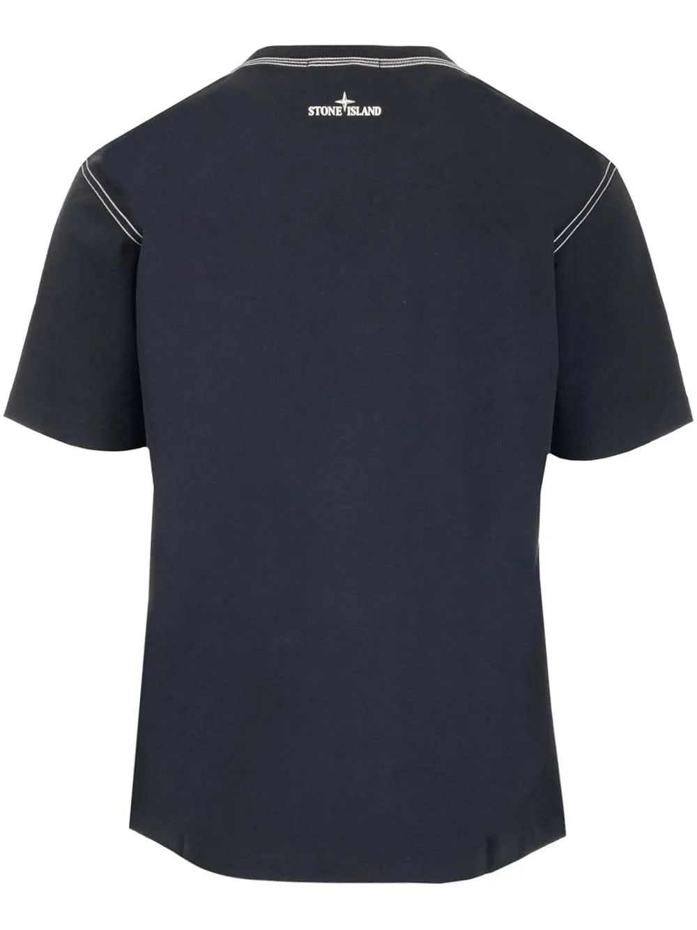 Stone Island Logo Embriodered Crewneck T-Shirt