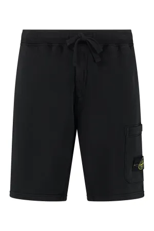 Stone Island Logo Patch Bermuda Shorts