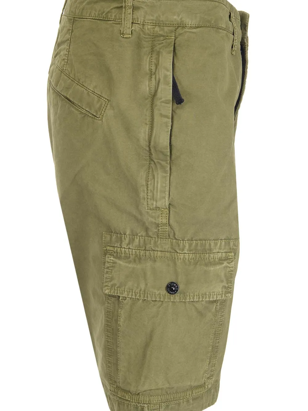 Stone Island Logo Patch Cargo Shorts