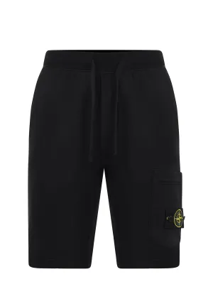 Stone Island Logo Patch Drawstring Shorts