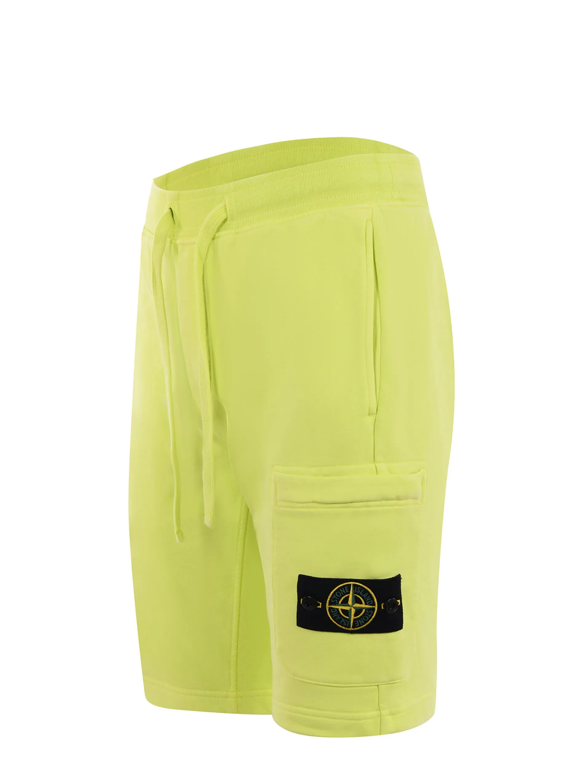 Stone Island Logo Patch Drawstring Shorts