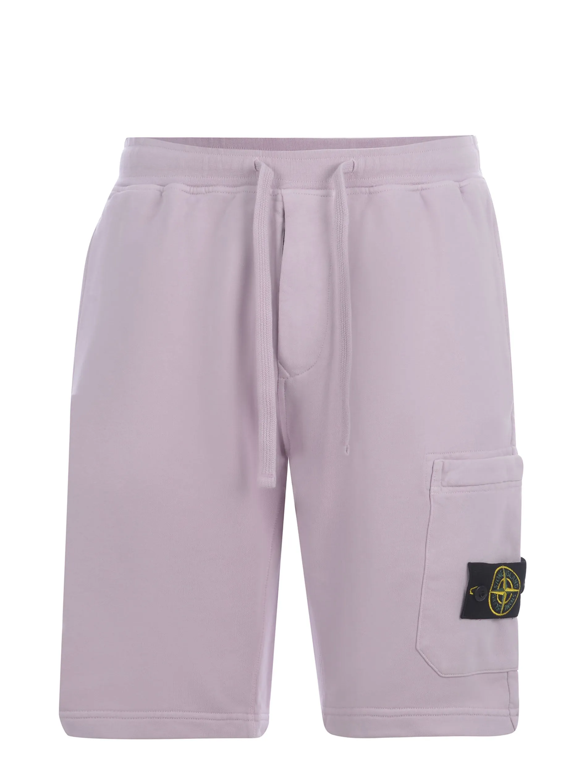 Stone Island Logo Patch Drawstring Shorts