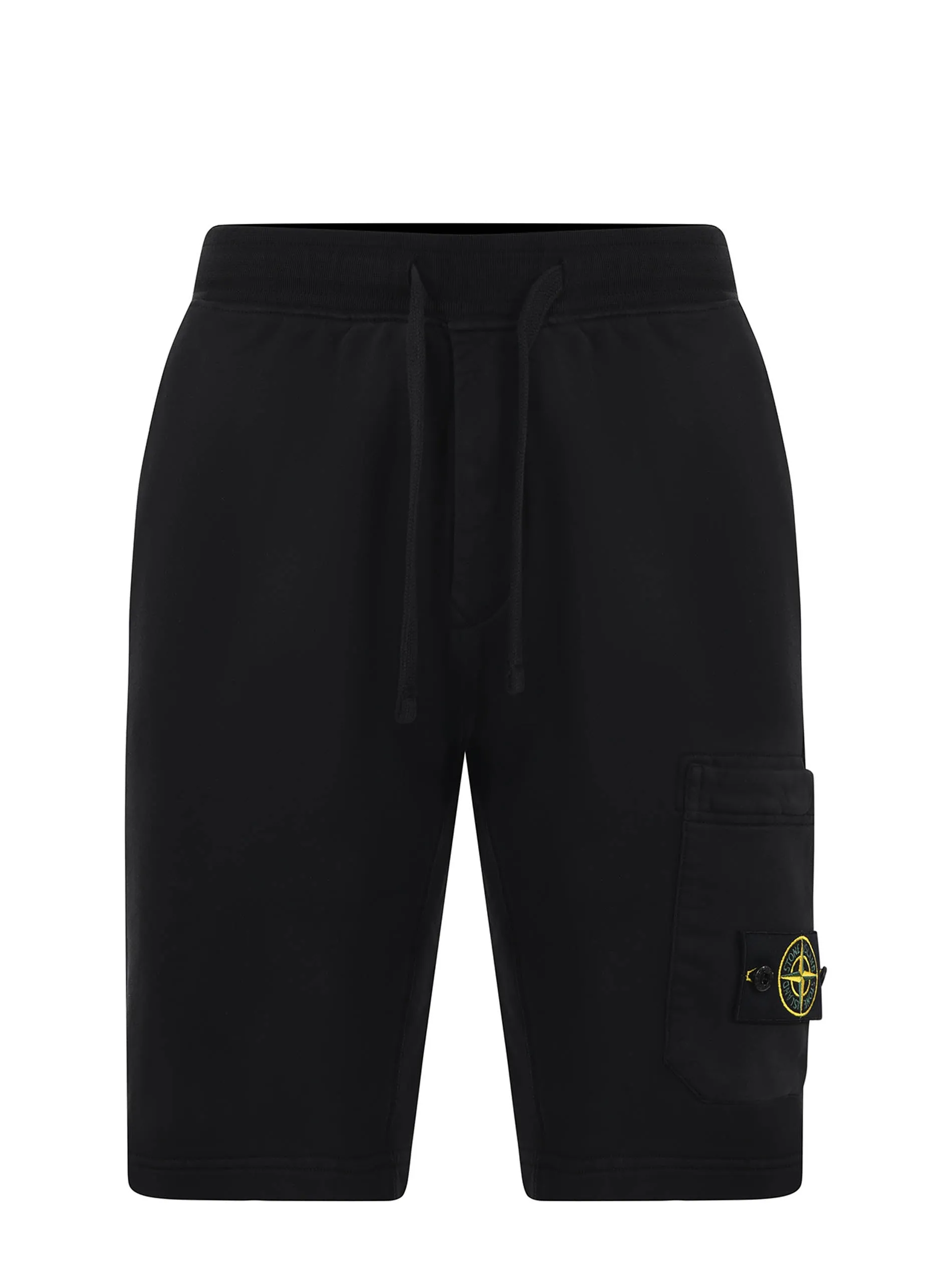 Stone Island Logo Patch Drawstring Shorts