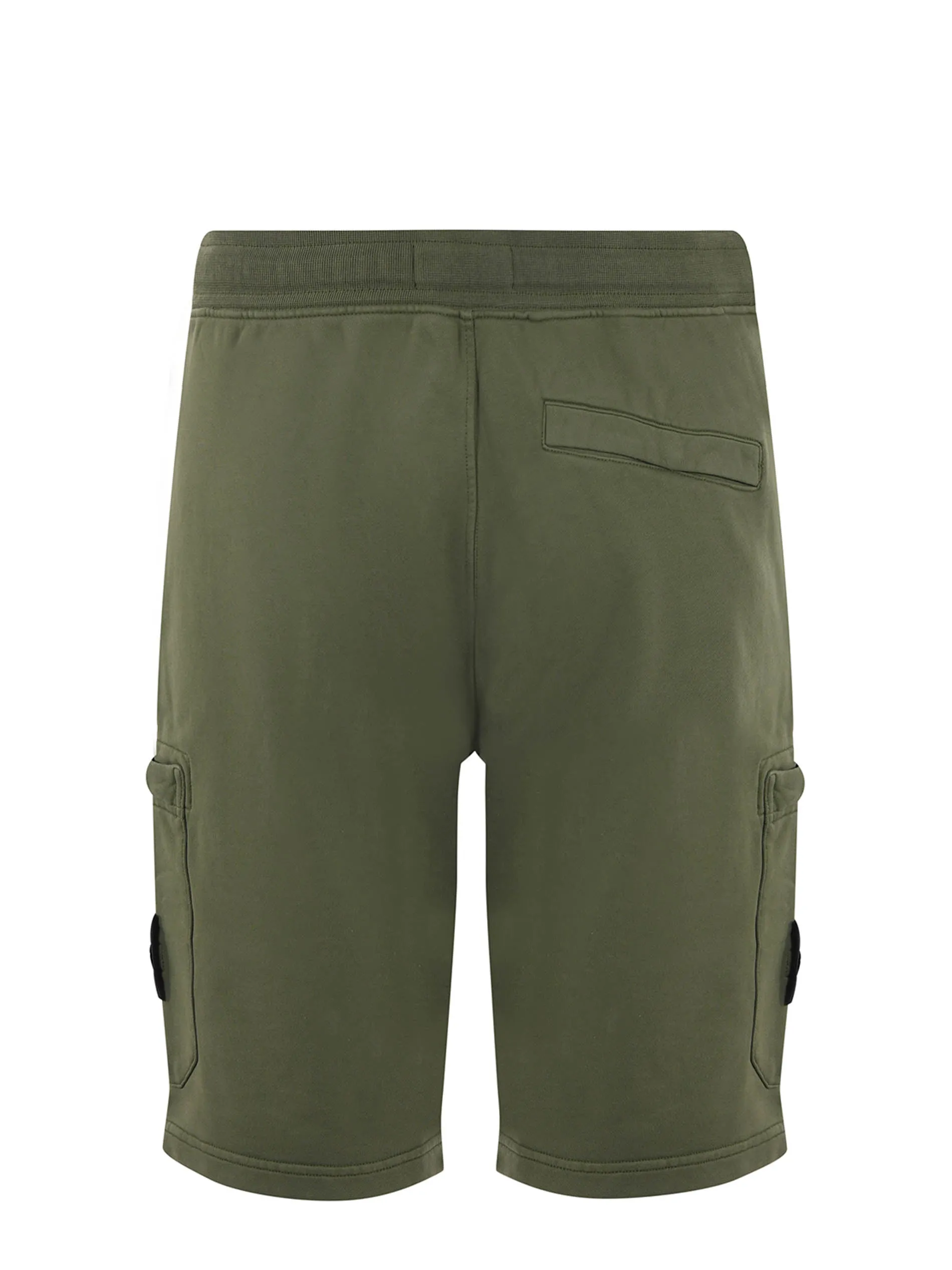 Stone Island Logo Patch Drawstring Shorts