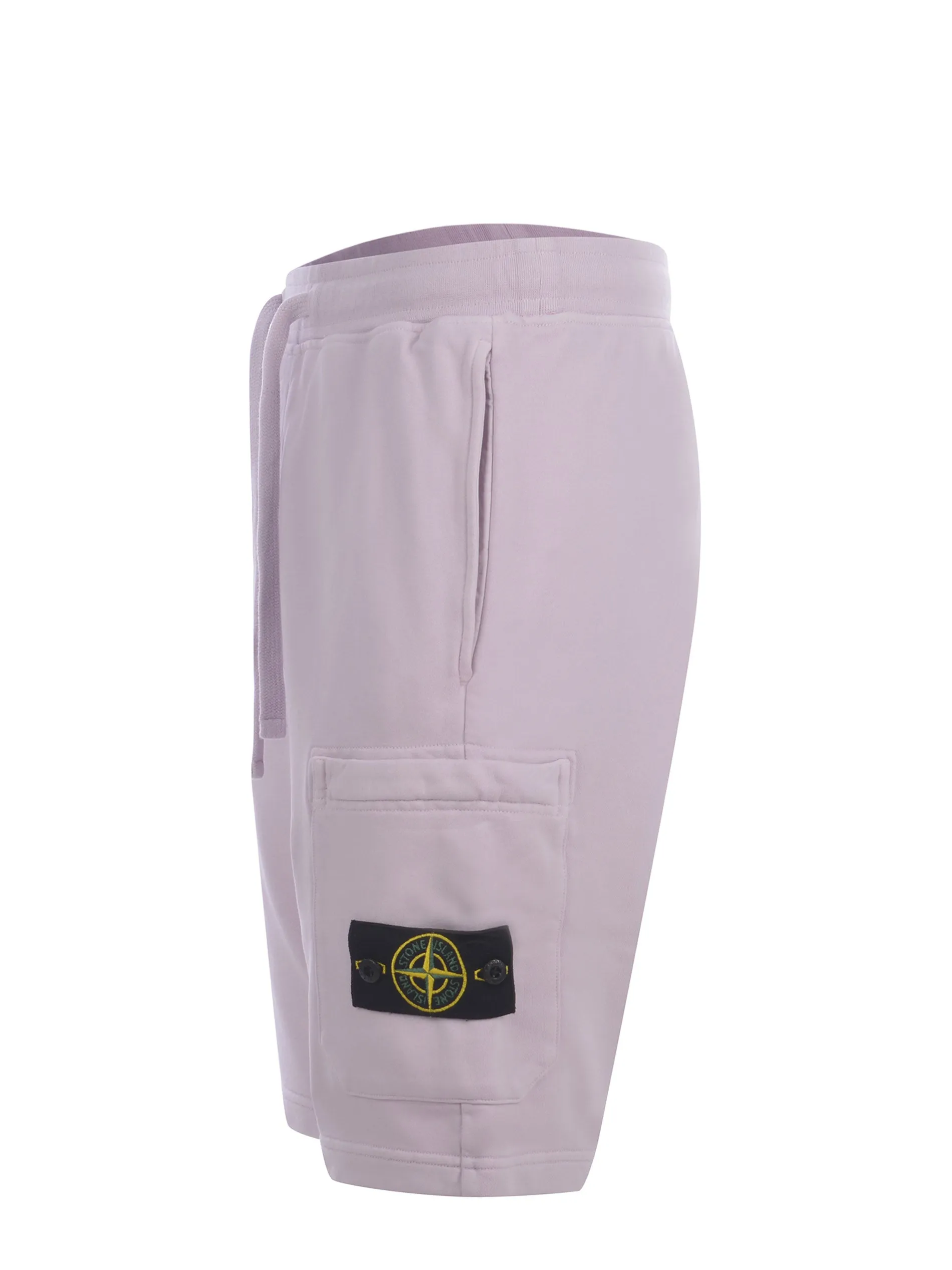 Stone Island Logo Patch Drawstring Shorts
