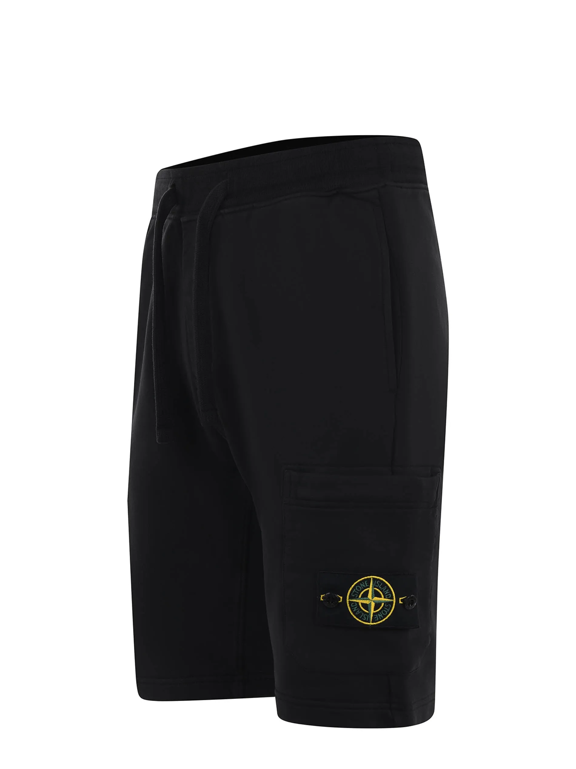 Stone Island Logo Patch Drawstring Shorts