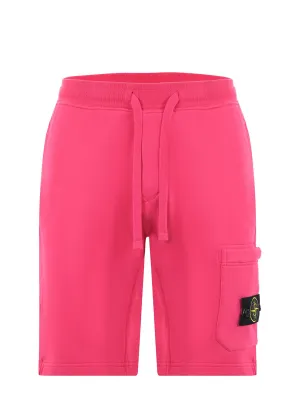 Stone Island Logo Patch Drawstring Shorts