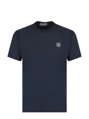 Stone Island Logo Patch Short Sleeved T-Shirt