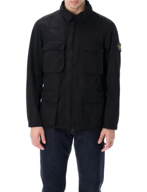 Stone Island Logo Patch Zipped Field Jacket