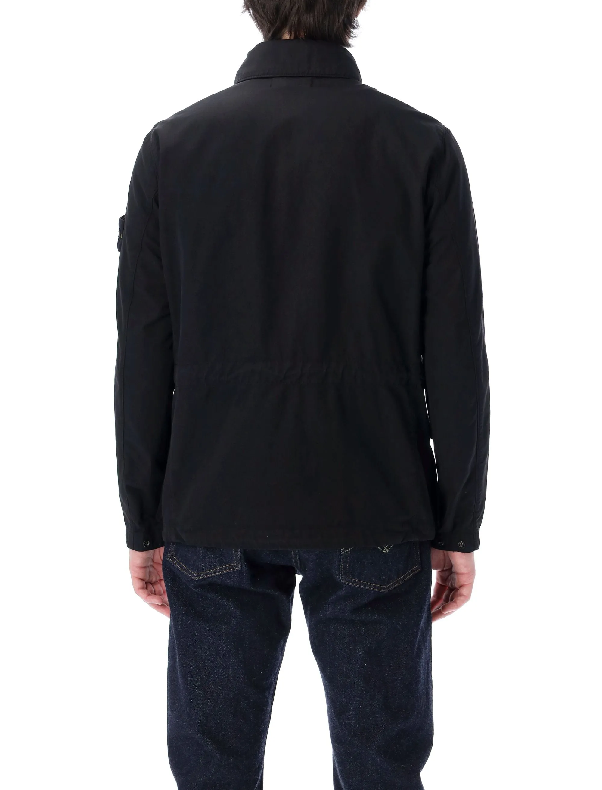 Stone Island Logo Patch Zipped Field Jacket