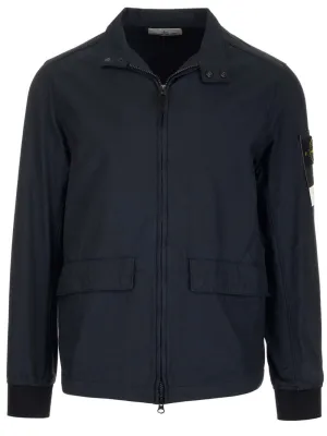 Stone Island Logo Patch Zipped Jacket