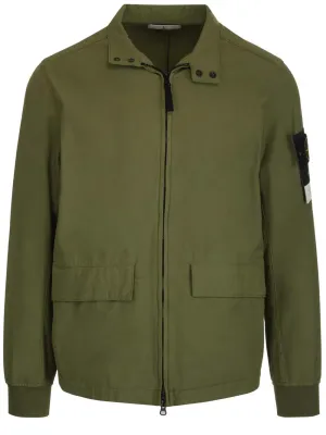 Stone Island Logo Patch Zipped Jacket