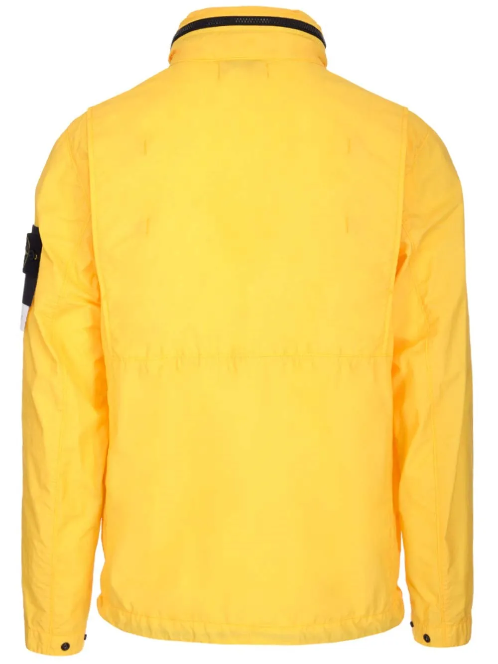 Stone Island Logo Patched Zip-Up Jacket