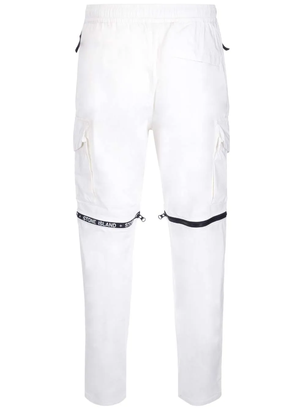 Stone Island Logo Printed Cargo Pants