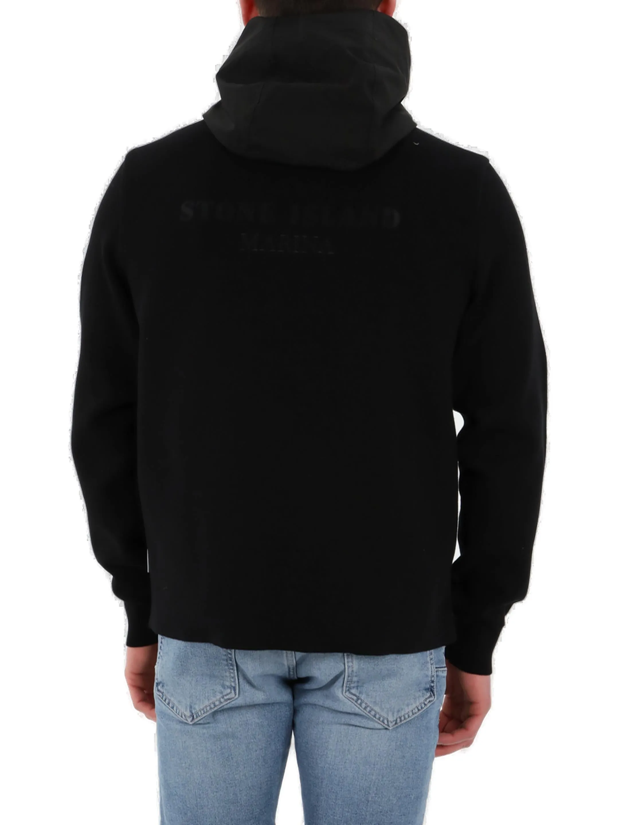 Stone Island Zip-Up Hooded Jacket
