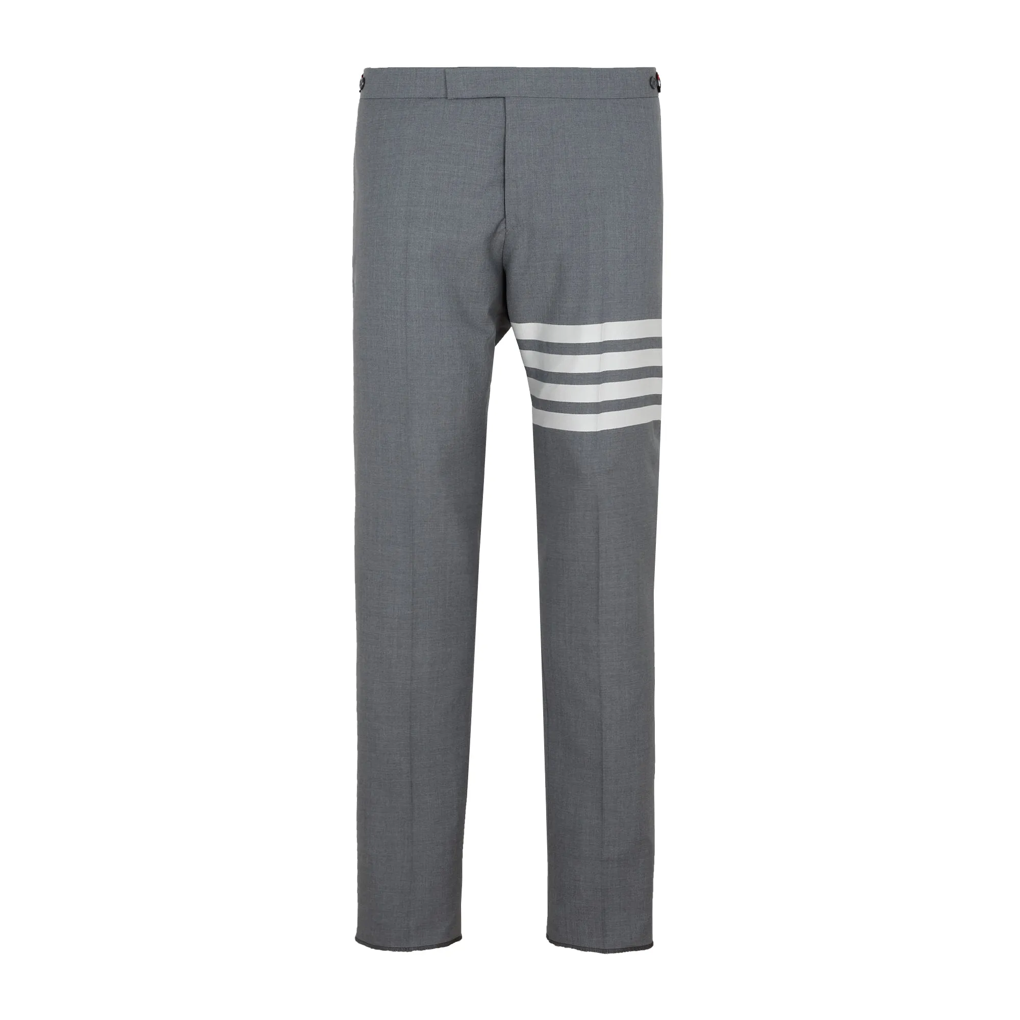 Thom Browne 4-Bar Striped Slim Cut Trousers