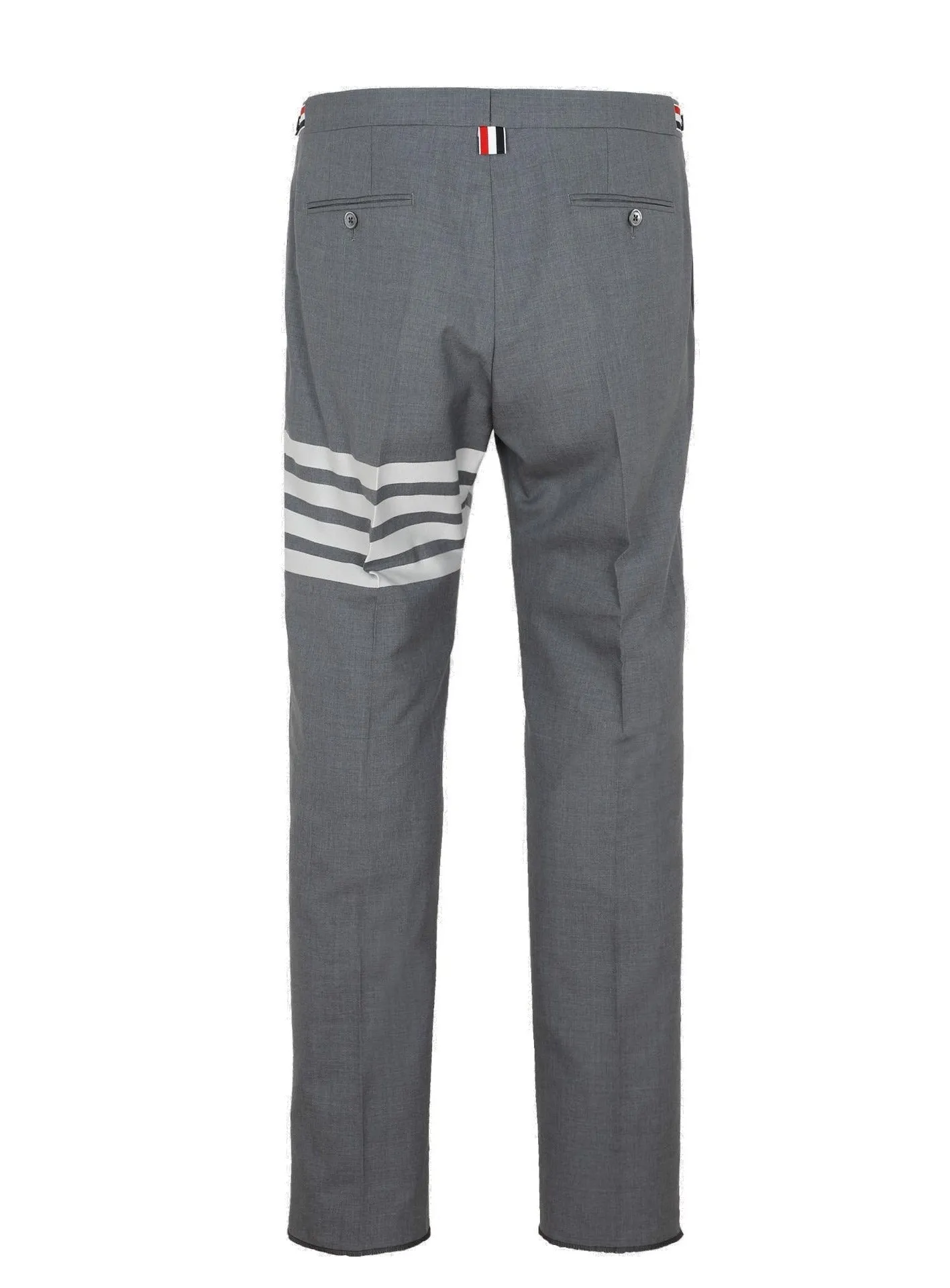 Thom Browne 4-Bar Striped Slim Cut Trousers