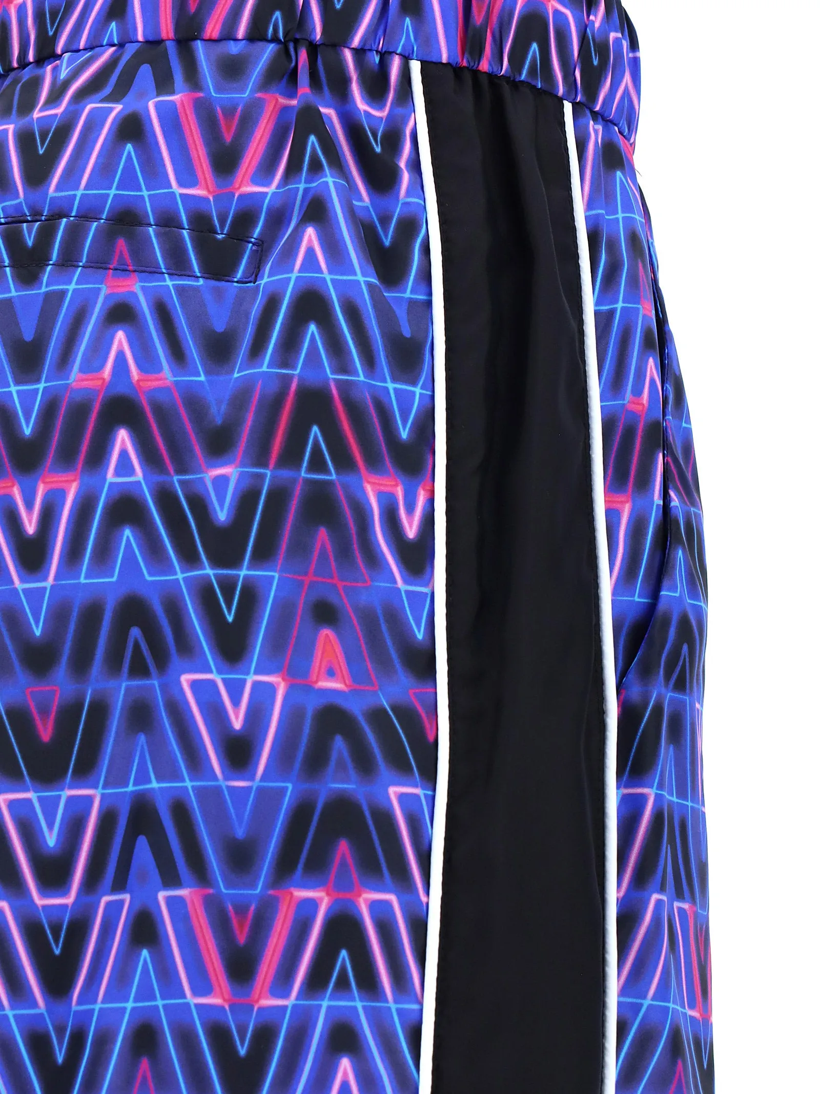 Valentino All-Over V Neon Optical Printed Joggers