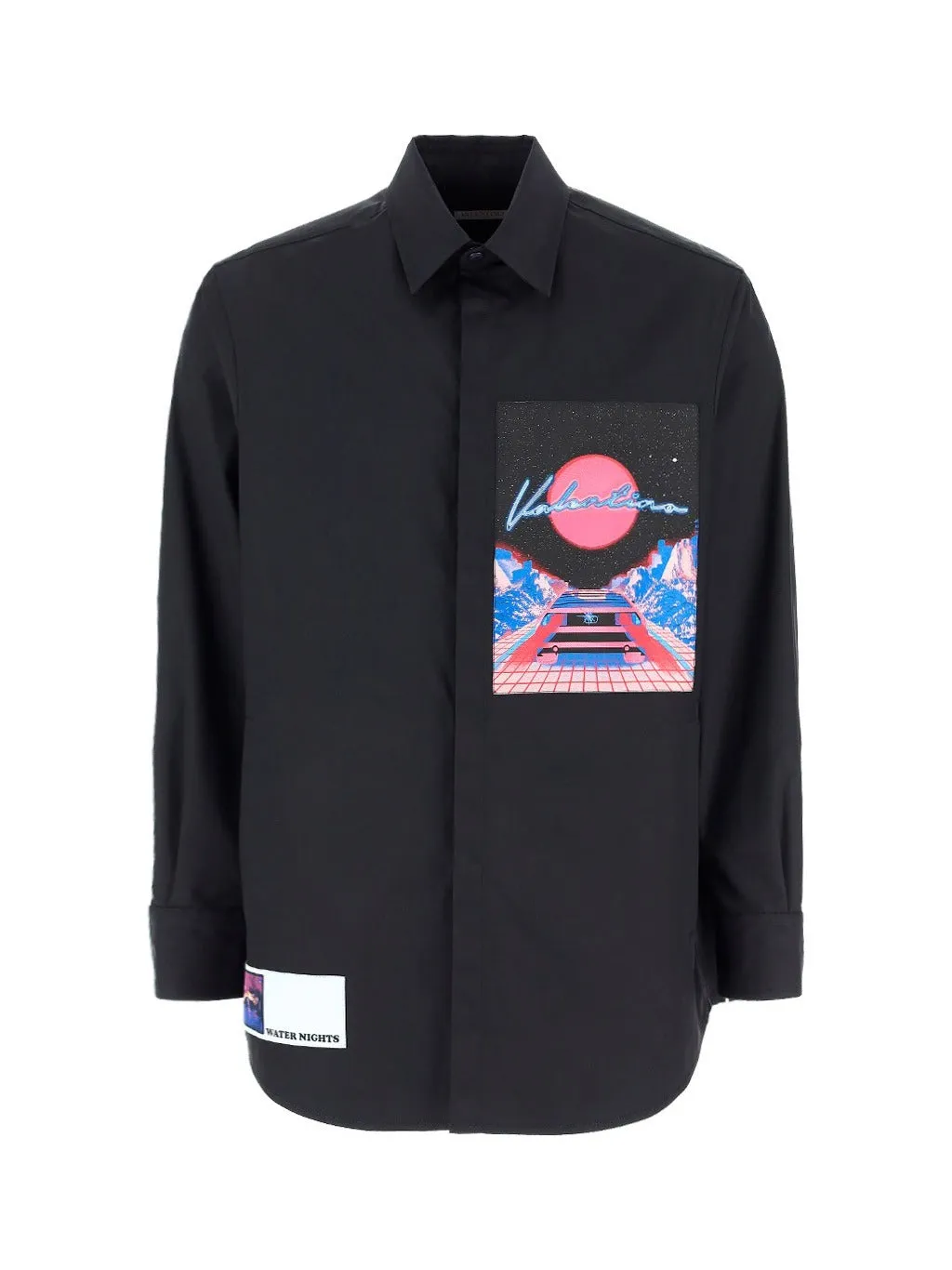 Valentino Graphic Print Pocket Jacket