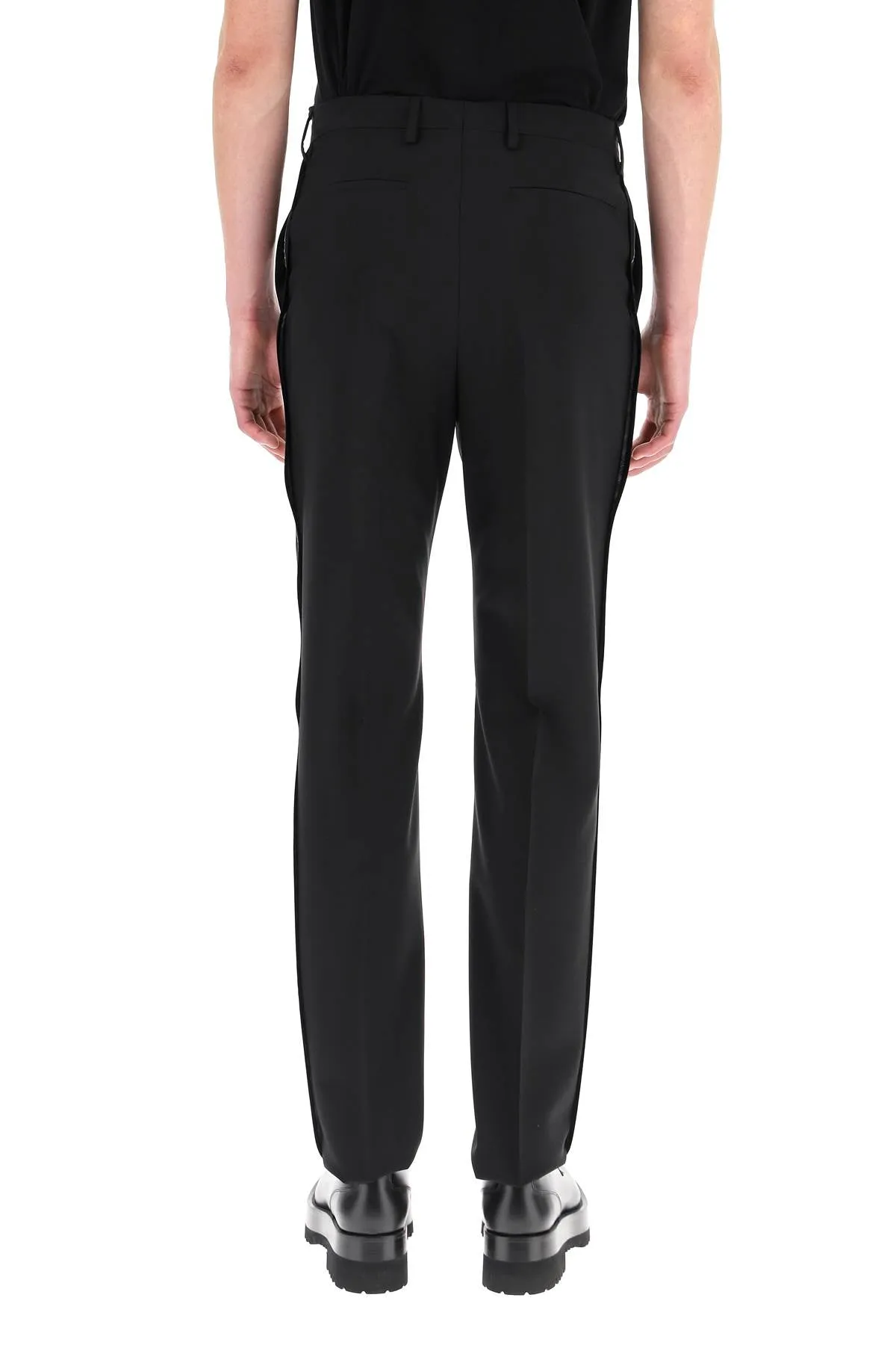 Valentino Side Tape High Rise Pants