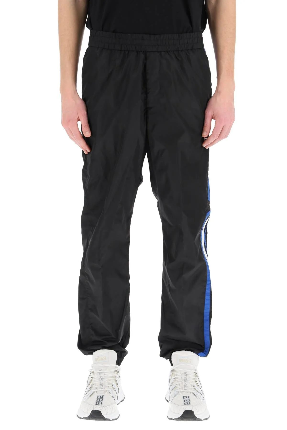 Versace La Greca Logo Printed Track Pants