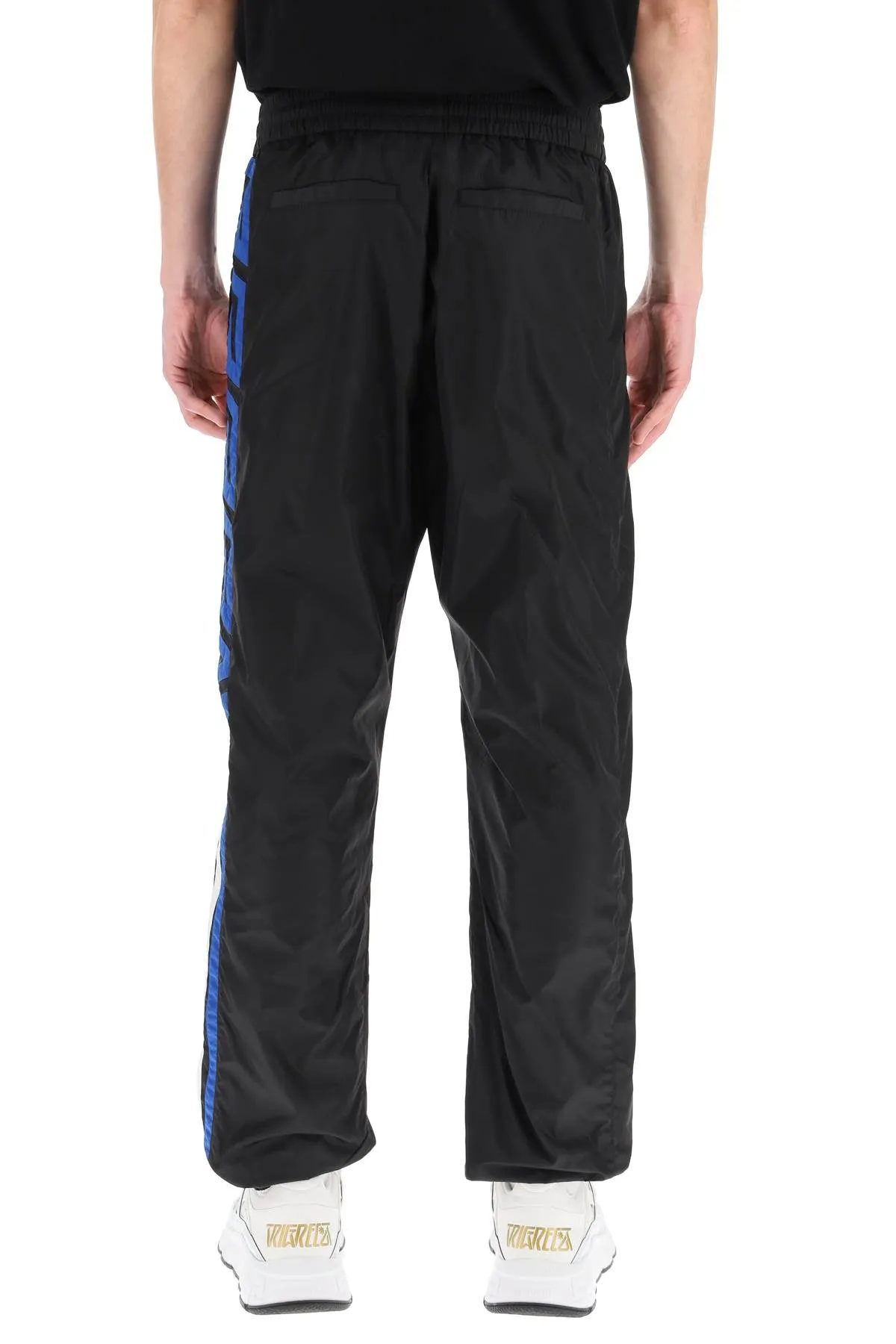 Versace La Greca Logo Printed Track Pants